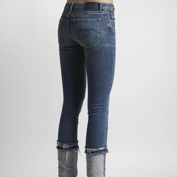 R13 Kate Cuffed Skinny Jeans - Picture 8 of 9